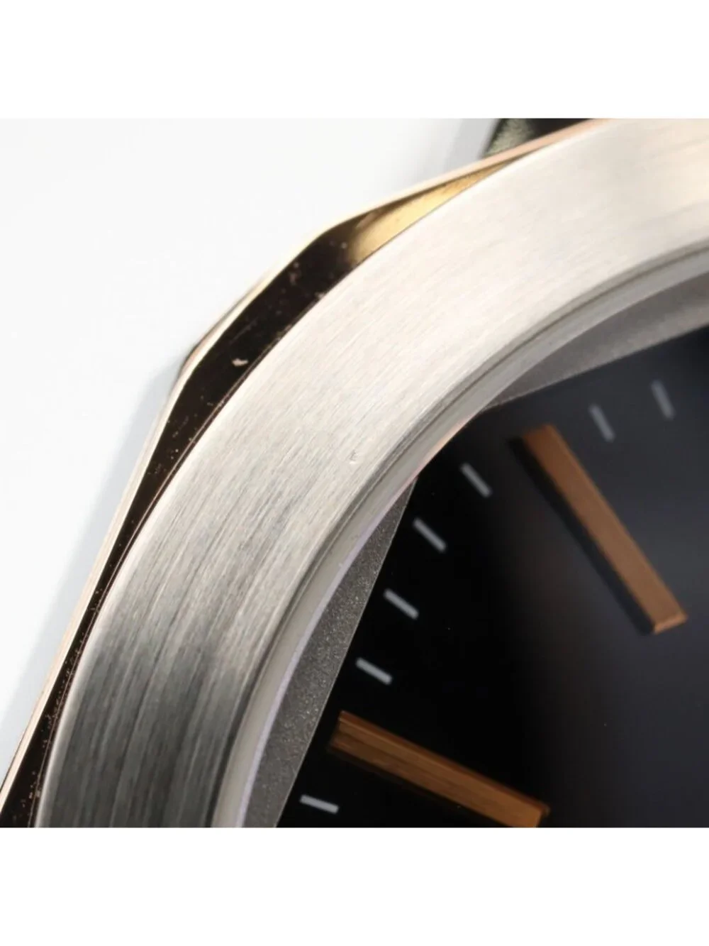 Bvlgari Watch Octo Black 18K Pink Gold Stainless Steel